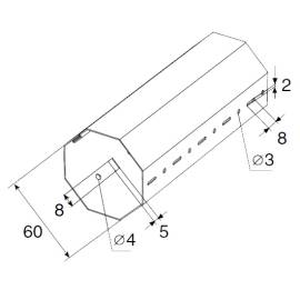 Вал октогональный RV60х0.8, изображение 2