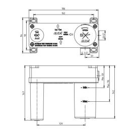 Внутренняя часть для смесителя на 2 потребителя (режима) 102166201EX