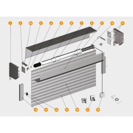 Внутривальный привод RS10/15KIT для рольставни
