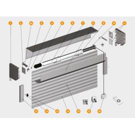 Внутривальный привод RS20/15EKIT для рольставни