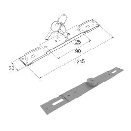 Замок ригельный KLA
