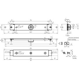 Замок ригельный KLA77
