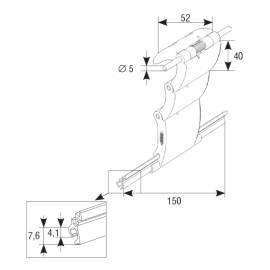 Замок верхний автоматический RM3