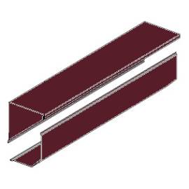 Короб защитный RB250, Цвет: бордовый