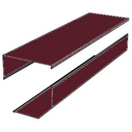 Короб защитный RB375, Цвет: бордовый