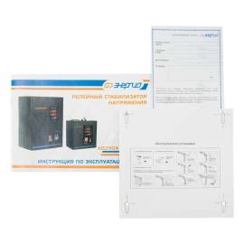 Стабилизатор напряжения Энергия Voltron 5%, Максимальная мощность нагрузки, ВА для стабилизатора: 1000, Цвет: черный, изображение 9