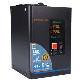 Стабилизатор напряжения Энергия Voltron 5%, Максимальная мощность нагрузки, ВА для стабилизатора: 1500, Цвет: черный, изображение 4