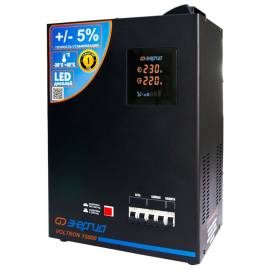 Стабилизатор напряжения Энергия Voltron 5%, Максимальная мощность нагрузки, ВА для стабилизатора: 15000, Цвет: черный, изображение 6