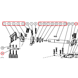 Вал выходной ASB.201L для шлагбаума, изображение 2