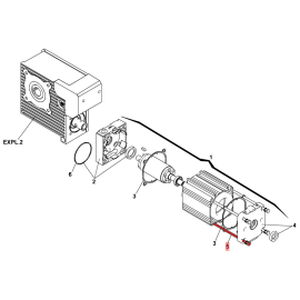 Винт стяжной 7019635 для мотора секционных ворот, изображение 4