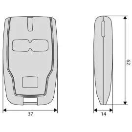 Пульт-передатчик BFT MITTO B RCB02 R1, Варианты: Пульт-передатчик BFT MITTO B RCB02 R1, Цвет: синий, изображение 5