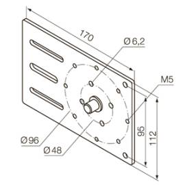 Крепление регулируемое 525.10021, изображение 2