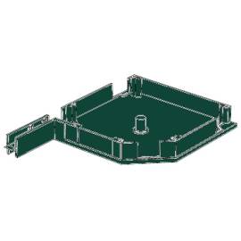 Крышка боковая RK165, Цвет: зеленый