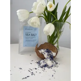 Морская парфюмированная соль с цветками василька MiPASSiON, Варианты: Морская парфюмированная соль с цветками василька, изображение 4