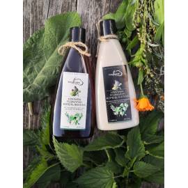 Шампунь Крапива, розмарин, корень лопуха Традиция, изображение 5