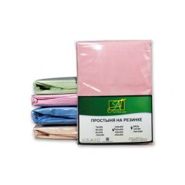 Розовая простыня Поплин однотонная на резинке 90х200х25, Варианты: ПР-ПО-Р-090-РОЗ Розовая простыня Поплин однотонная на резинке 90х200х25, изображение 2