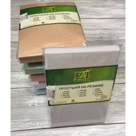 Серый простыня Поплин однотонная на резинке 140х200х25, Варианты: ПР-ПО-Р-140-СЕР Серый простыня Поплин однотонная на резинке 140х200х25, изображение 2