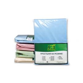 Голубая простынь ткань Сатин однотонный 220х240, Варианты: ПР-СО-240-ГОЛ Голубая Простынь ткань Сатин однотонный 220х240, изображение 2