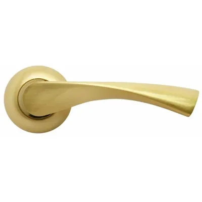 Дверная ручка на розетке RUCETTI RAP 1 SG, цвет матовое золото, Цвет: матовое золото, изображение 2