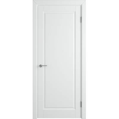 Эмалированная межкомнатная дверь ВФД Stockholm GLANTA POLAR белого цвета, Вид остекления: без стекла, Цвет: белый, Размер полотна: 600х2000