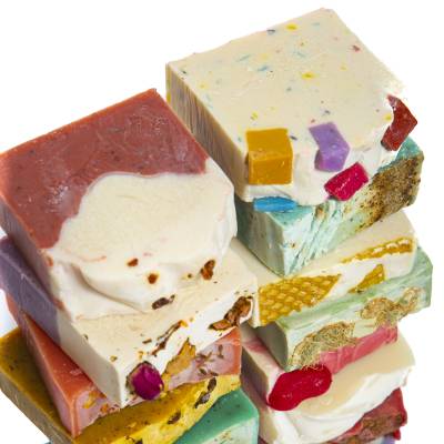 Мыло ручной работы "Конфетти" Краснополянская косметика, 100 г, Варианты: Мыло ручной работы Конфетти, изображение 7