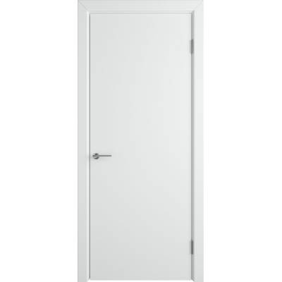 Эмалированная межкомнатная дверь ВФД Stockholm NIUTA POLAR белого цвета, Вид остекления: без стекла, Цвет: белый, Размер полотна: 600х2000