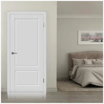 Эмалированная межкомнатная дверь ВФД Winter SHEFFIELD POLAR белого цвета, Вид остекления: без стекла, Цвет: белый, Размер полотна: 800х2000, изображение 3