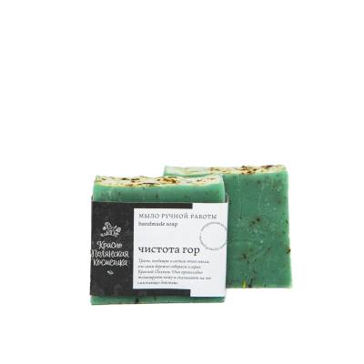 Мыло ручной работы "Чистота гор" Краснополянская косметика, 100 г, Варианты: Мыло ручной работы Чистота гор, изображение 2 от магазина Брами Маркет Мыло ручной работы "Чистота гор" Краснополянская косметика, 100 г, Варианты: Мыло ручной работы Чистота гор, изображение 2
