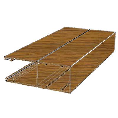 Направляющий профиль с щеткой Doorhan RG65MS39 золотой дуб (GOLDEN OAK), Цвет: золотой дуб (GOLDEN OAK)