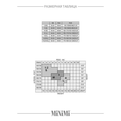 Колготки MINIMI ALTA MODA 20 Российский размер 3, Рисунок: горох, Цвет: nero, Размер EU: 3/M, изображение 8 от магазина Брами Маркет Колготки MINIMI ALTA MODA 20 Российский размер 3, Рисунок: горох, Цвет: nero, Размер EU: 3/M, изображение 8