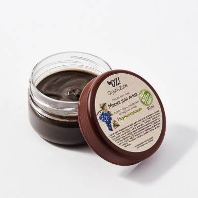 Маска для лица "Нормализующая", от чёрных точек и для сужения пор OZ! OrganicZone, 50 мл, Варианты: Маска для лица Нормализующая, изображение 2
