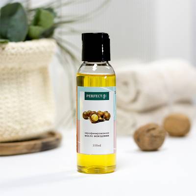 Масло макадамии нерафинированное PERFECT4U, 100 мл, Варианты: Масло макадамии нерафинированное, изображение 4 от магазина Брами Маркет Масло макадамии нерафинированное PERFECT4U, 100 мл, Варианты: Масло макадамии нерафинированное, изображение 4