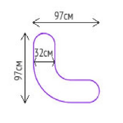 Подушка Альвитек для беременных и кормящих Бамбук-БУМЕРАНГ, изображение 2