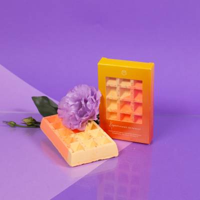Бомбочка-ВАФЛЯ "Карамельный апельсин" MiPASSiON, 140 г, Варианты: Бомбочка вафля Карамельный апельсин, изображение 4 от магазина Брами Маркет Бомбочка-ВАФЛЯ "Карамельный апельсин" MiPASSiON, 140 г, Варианты: Бомбочка вафля Карамельный апельсин, изображение 4