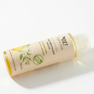 Гидрофильное масло для зрелой кожи "Лимон и жасмин" OZ! OrganicZone, 110 мл, Варианты: Гидрофильное масло Лимон и жасмин, изображение 3