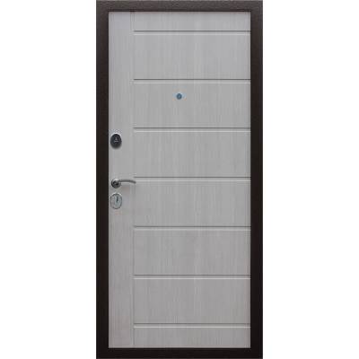 Входная стальная дверь АСД «Комфорт» для квартиры, Вид остекления: без стекла, Цвет: медный антик, Размер блока: 880х2050, Сторона открывания: правая (петли справа), изображение 2