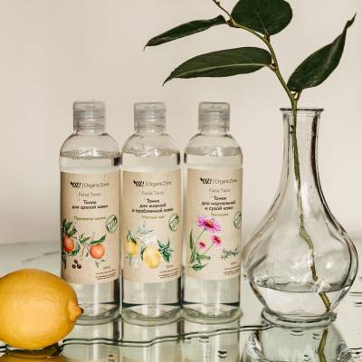Тоник "Мятный чай" для жирной и проблемной кожи лица OZ! OrganicZone, 250 мл, Варианты: Тоник для лица Мятный чай, изображение 3