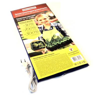 Электроподогреватель ТеплоМакс для проращивания семян рассады 50х25 см, Варианты: подогреватель 50х25 см, Цвет: синий, изображение 8