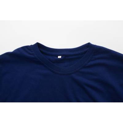 Футболка мужская MEONLY Cotton 180 цвет темно-синий 4XL, изображение 2