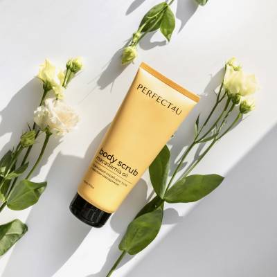 Кремовый скраб для тела с маслом макадамии PERFECT4U, 210 мл, изображение 4