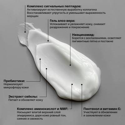 Мультикрем для лица с пептидным комплексом и ниацинамидом Brand For My Son, 100 мл, изображение 4