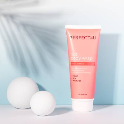 Разогревающее антицеллюлитное обертывание с экстрактом лотоса PERFECT4U, 210 мл, изображение 3