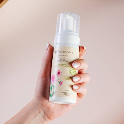 Пенка для умывания для жирной и комбинированной кожи с экстрактами эхинацеи, мяты и эвкалипта OZ! OrganicZone, 150 мл, Варианты: Пенка для умывания для жирной и комбинированной кожи, изображение 2 от магазина Брами Маркет Пенка для умывания для жирной и комбинированной кожи с экстрактами эхинацеи, мяты и эвкалипта OZ! OrganicZone, 150 мл, Варианты: Пенка для умывания для жирной и комбинированной кожи, изображение 2