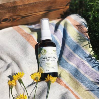 Пилинг для лица с АНА-кислотами для нормальной и смешанной кожи OZ! OrganicZone, 50 мл, Варианты: Пилинг с АHA-кислотами для нормальной и смешанной кожи лица, изображение 2