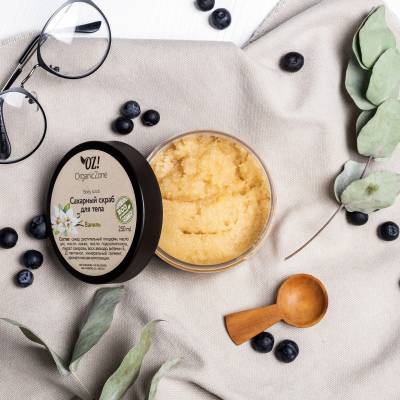 Сахарный скраб для тела "Ваниль" OZ! OrganicZone, 250 мл, Варианты: Сахарный скраб для тела Ваниль, изображение 2 от магазина Брами Маркет Сахарный скраб для тела "Ваниль" OZ! OrganicZone, 250 мл, Варианты: Сахарный скраб для тела Ваниль, изображение 2