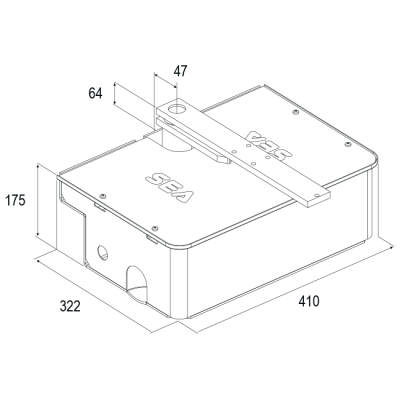 Электромеханический нереверсивный подземный привод в масленой ванне SEA FIELD OIL 24 В 12300007, Варианты: FIELD OIL 24 В, изображение 2