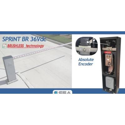 Гидравлический шлагбаум SEA SPRINT BR 36V 11703105 для стрел до 6 метров, Варианты: SPRINT BR 36V, Цвет: темно-серый, изображение 5