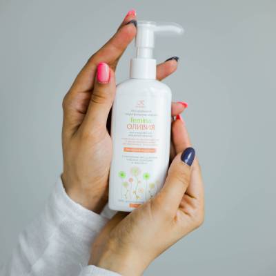 Интимное гидрофильное масло "Femina ОЛИВИЯ" с экстрактами целебных трав KLEONA, 150 мл, Варианты: Интимное гидрофильное масло Femina Оливия, изображение 4