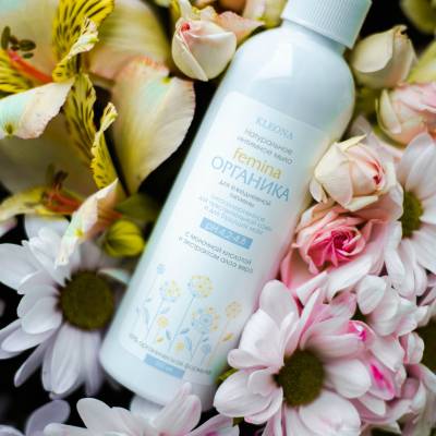 Интимное мыло "Femina ОРГАНИКА" гипоаллергенное, с молочной кислотой и алоэ-вера KLEONA, 200 мл, Варианты: Интимное мыло Femina Органика, изображение 4