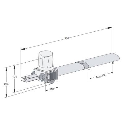 Комплект автоматики для распашных ворот CAME KRONO 310, изображение 6